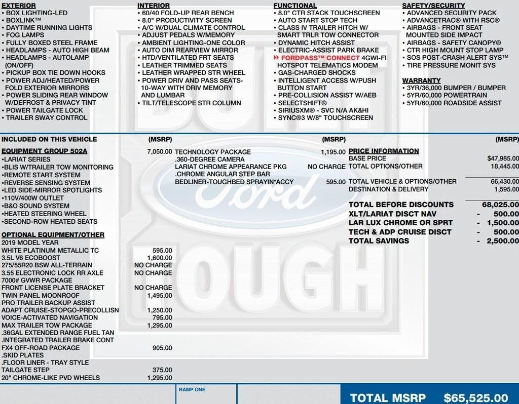 2019 Ford F-150 Lariat