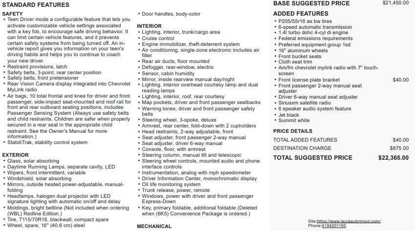 2017 Chevrolet Cruze LT