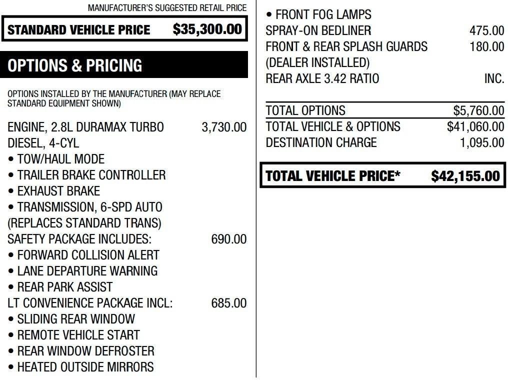 2020 Chevrolet Colorado 4WD LT