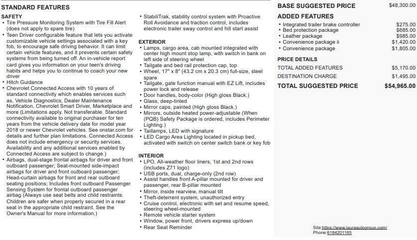 2019 Chevrolet Silverado 1500 LT Trail Boss