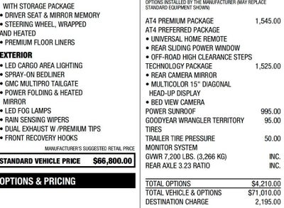 2025 GMC Sierra 1500 AT4