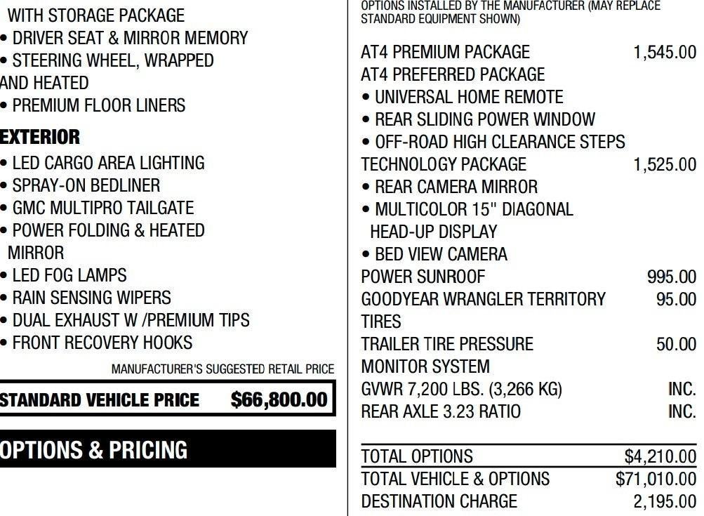 2025 GMC Sierra 1500 AT4