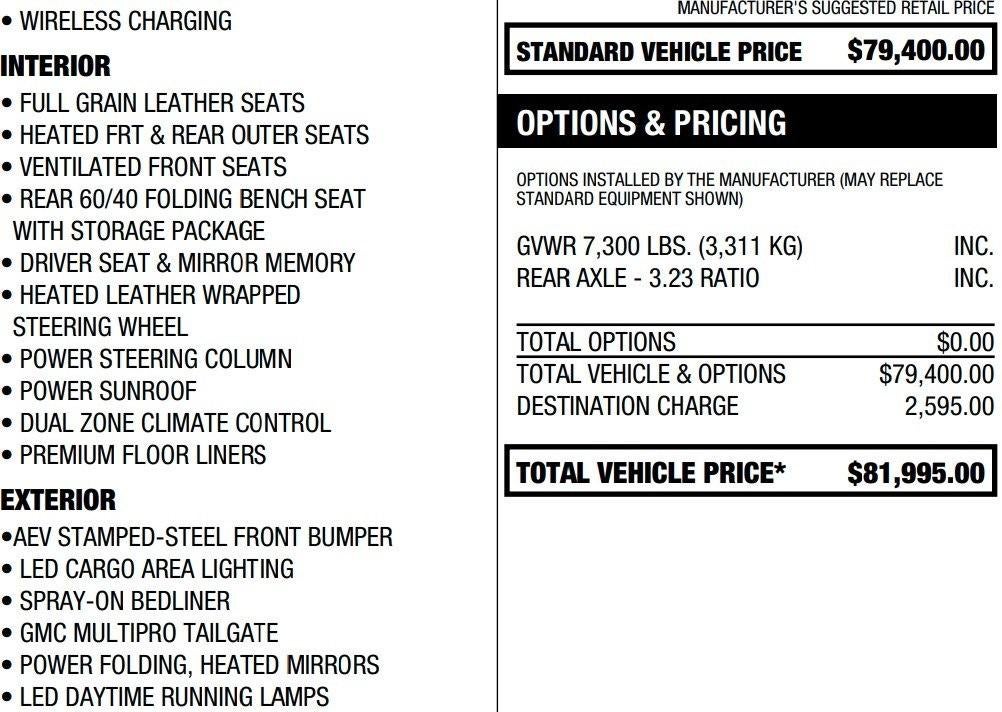 2026 GMC Sierra 1500 AT4X