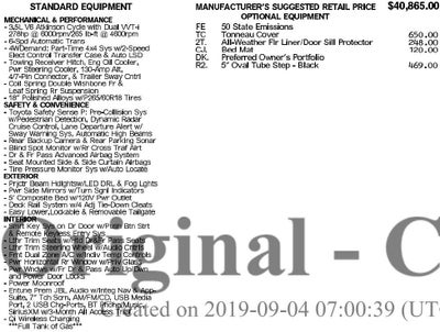 2019 Toyota Tacoma 4WD SR