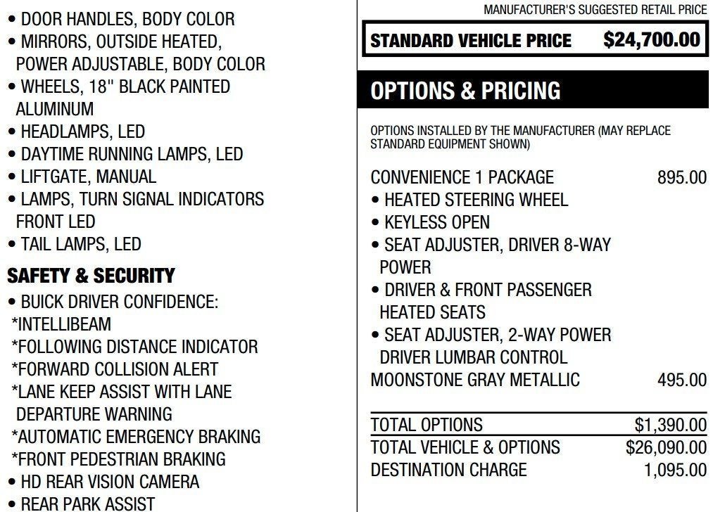 2025 Buick Envista Sport Touring