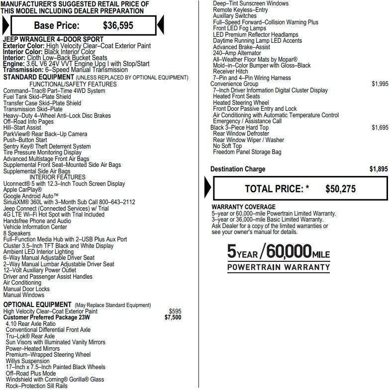2024 Jeep Wrangler Willys 4 Door 4x4