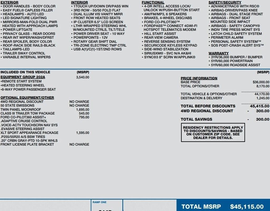 2021 Ford Explorer XLT 4WD