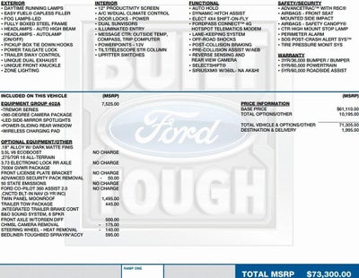 2023 Ford F-150 Tremor 4WD SuperCrew 5.5' Box