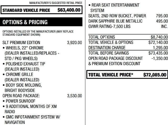 2020 GMC Yukon XL 4WD SLT