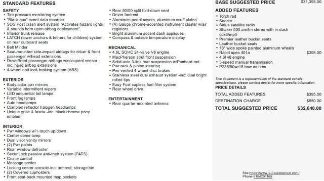 2010 Ford Mustang GT Premium