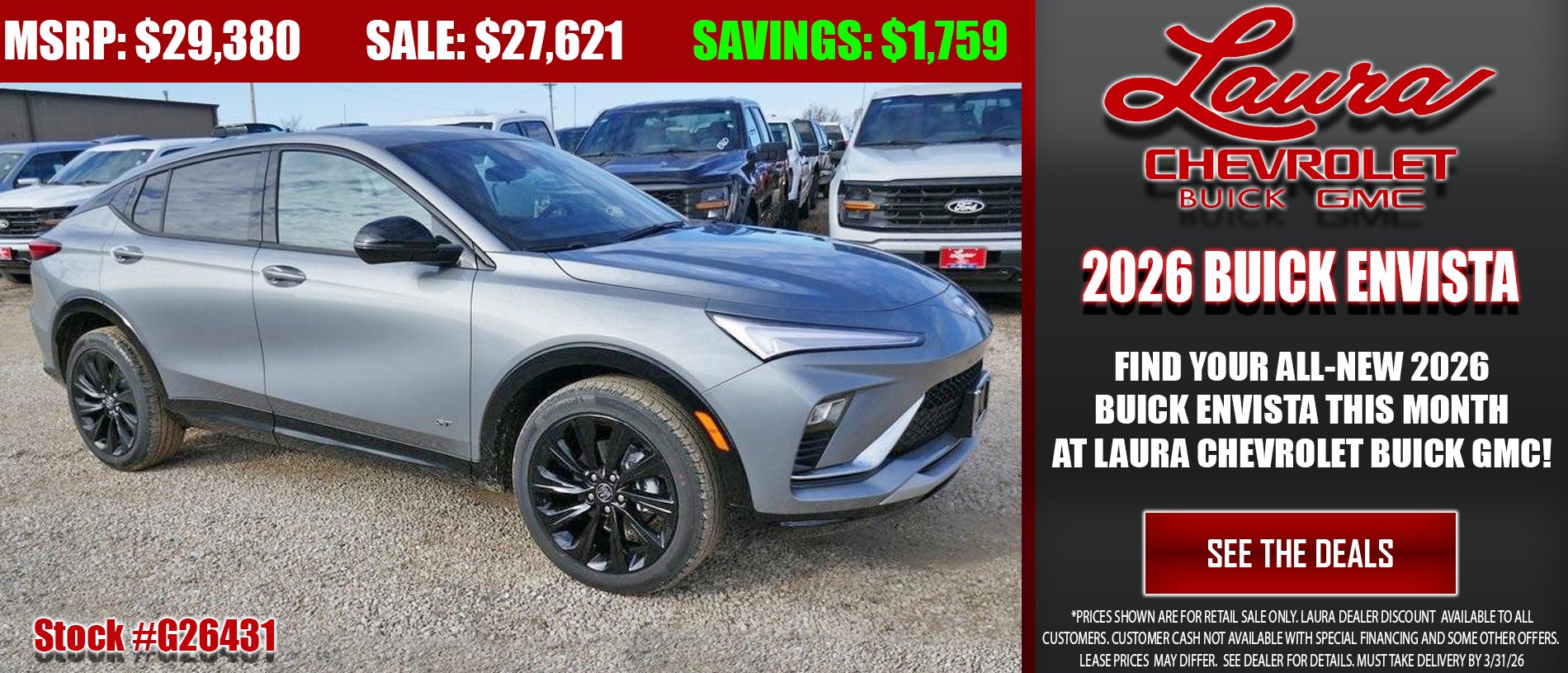 Search Buick Envista Inventory at Laura