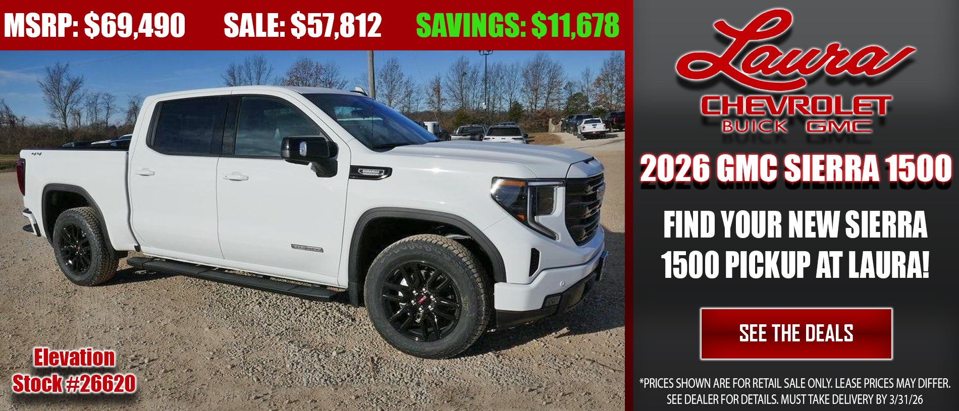 Search new GMC Sierra 1500 Trucks at Laura