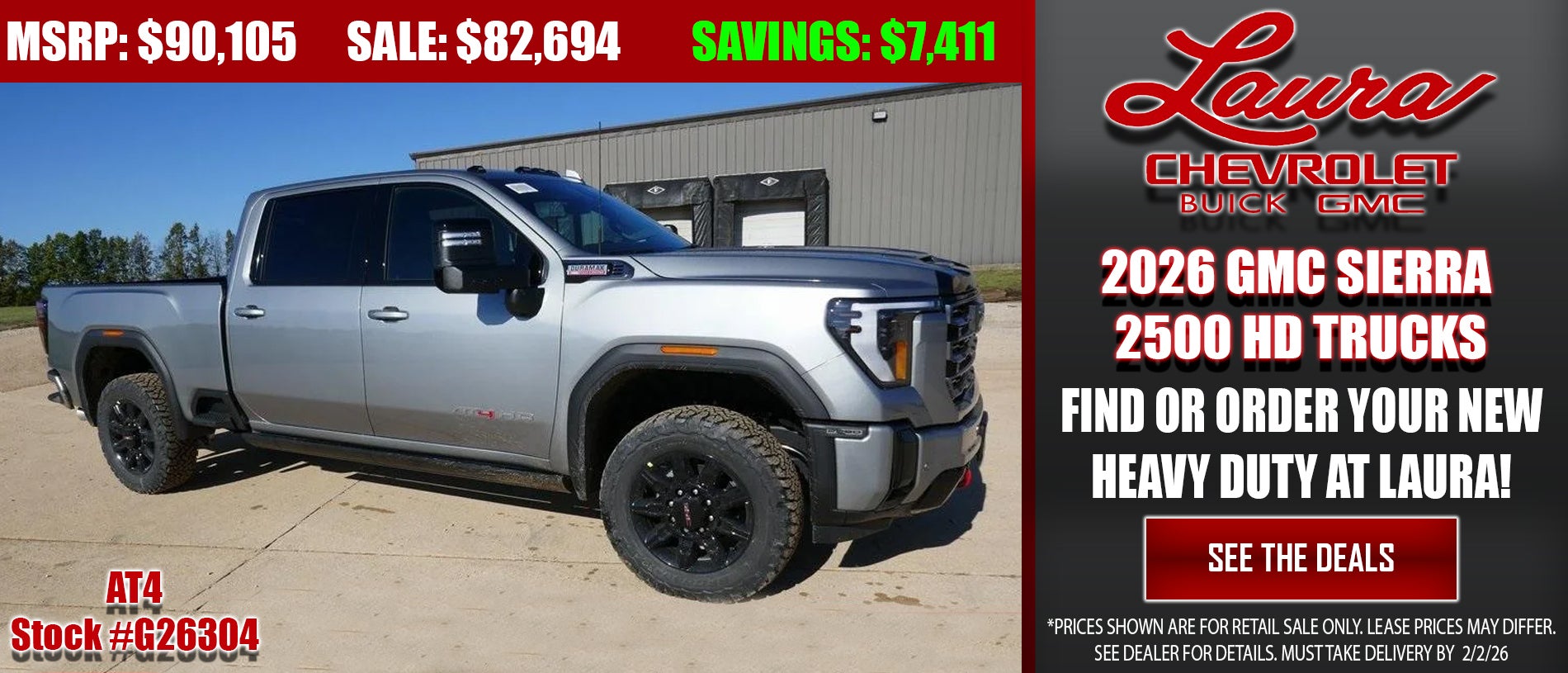 Search new GMC Sierra 2500 HD Truck Inventory
